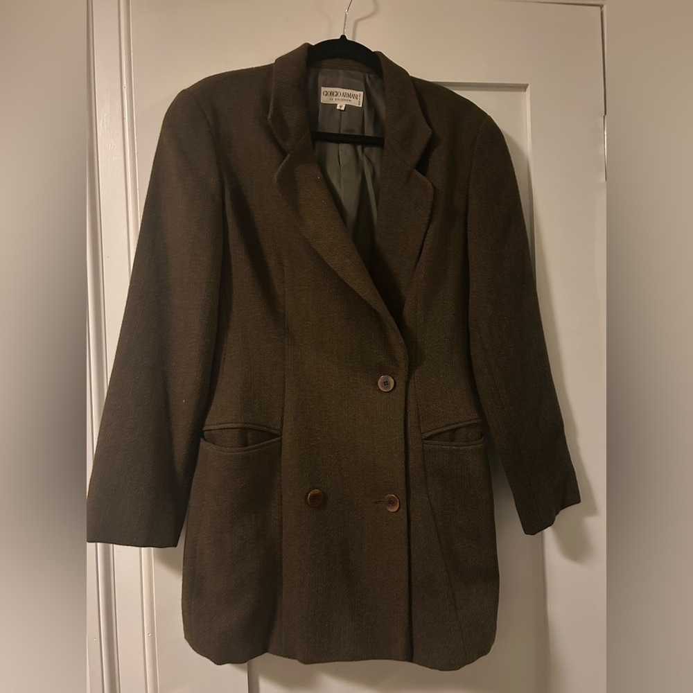 Giorgio Armani Brown Suit Jacket
